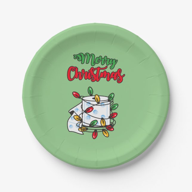 Merry Christmas 2020 - Toilet Paper Edition Plates (Front)