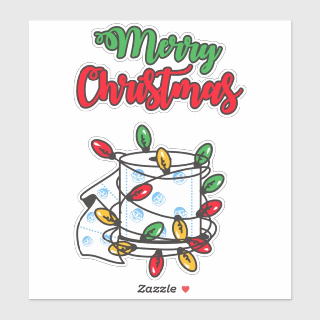 Merry Christmas 2020 - Toilet Paper Edition Sticker (Sheet)