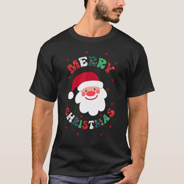 Merry Christmas 2022 Quarantine Christmas Santa Fa T-Shirt (Front)