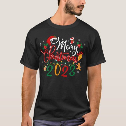 Merry Christmas 2023 Family Reunion T_Shirt