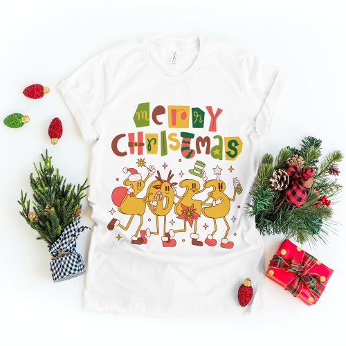 Merry Christmas 2023 Womens Basic  T_Shirt
