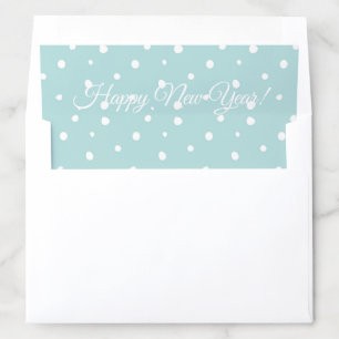 Merry Christmas & 2027 Happy New Year! XMAS Snow Envelope Liner