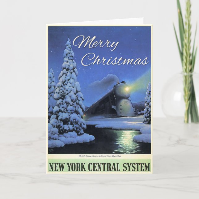 Merry Christmas - 20th Century Limited Holiday Card (Front)