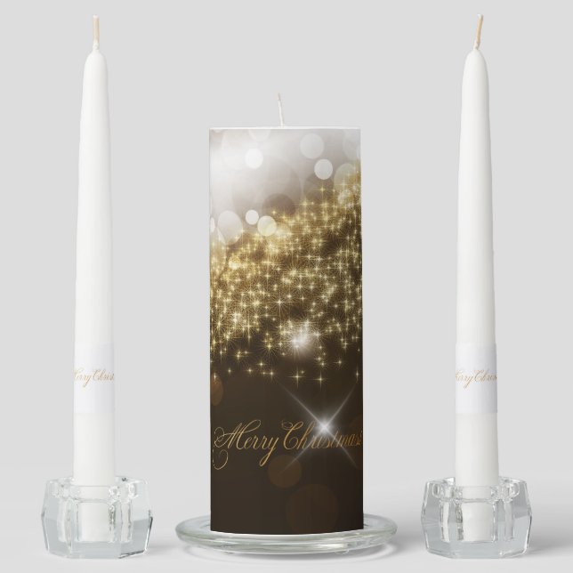 Merry Christmas 22 Unity Candle Set (Front)