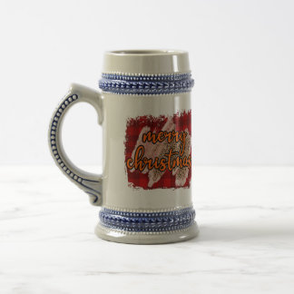 Merry Christmas 22oz Beer Mug