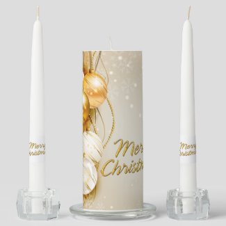 Merry Christmas 23 Options Unity Candle Set