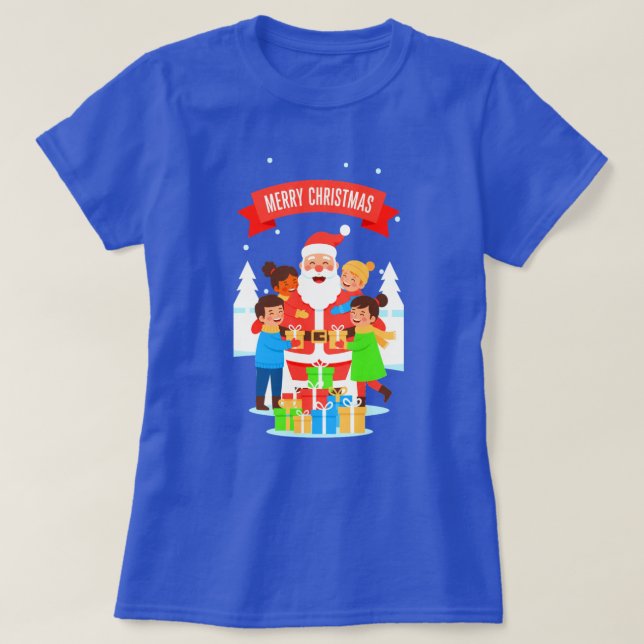 MERRY CHRISTMAS 2525 WOMENS BASIC T SHIRT (Design Front)