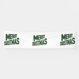 Merry Christmas 2.5x10 Vinyl Banner