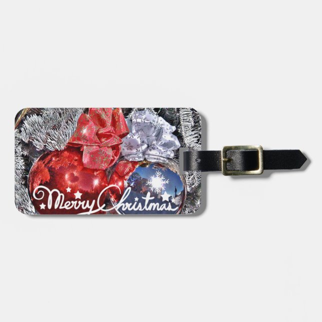 Merry Christmas #2_ Luggage Tag (Front Horizontal)