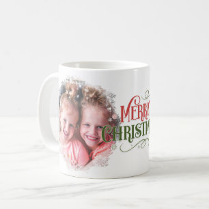 Merry Christmas 2 Photo Holiday Coffee Mug