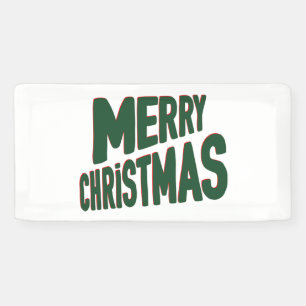 Merry Christmas 2x1 Vinyl Banner