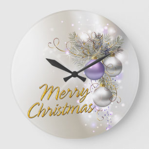 Merry Christmas 32 Wall Clock Options