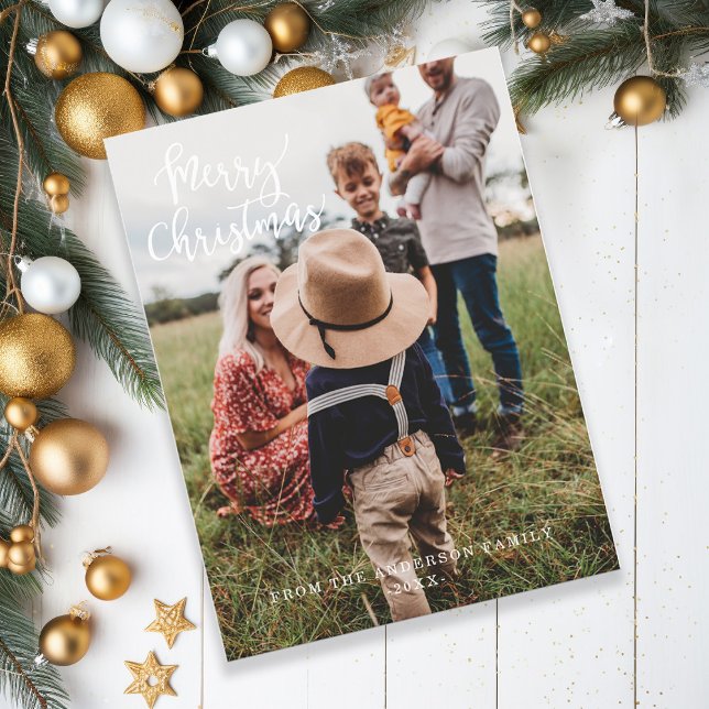 Merry Christmas, 3 photos,  holidays Holiday Postcard (Creator Uploaded)