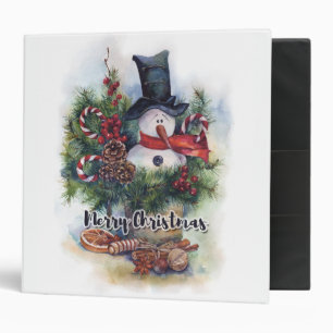 Merry Christmas  3 Ring Binder