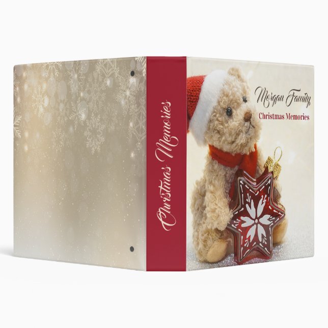 Merry Christmas, 3 Ring Binder (Background)