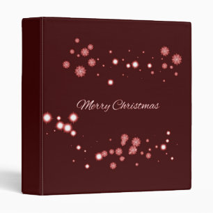 Merry Christmas 3 Ring Binder
