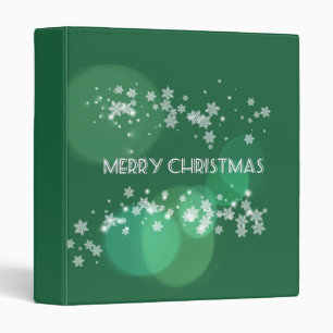 Merry Christmas 3 Ring Binder