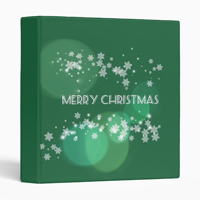 Merry Christmas 3 Ring Binder (Front/Spine)