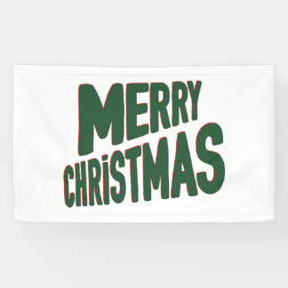Merry Christmas 3x5 Vinyl Banner