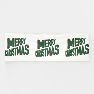 Merry Christmas 4x12 Vinyl Banner