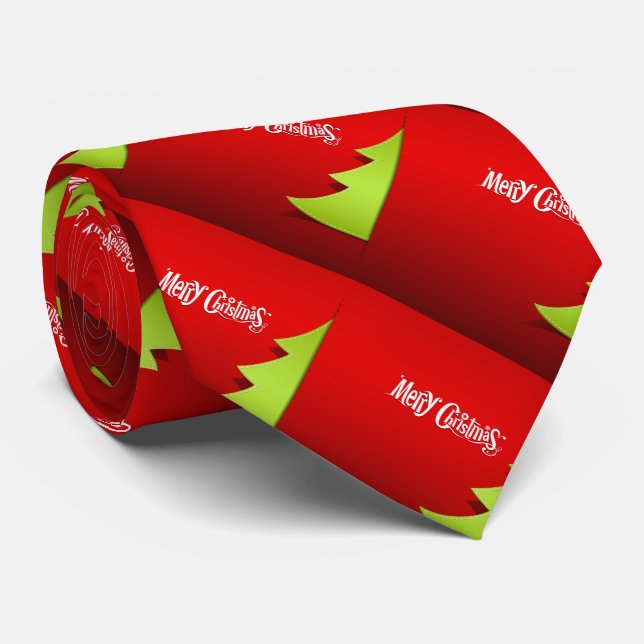 Merry Christmas 58-62 Image Options Ties (Rolled)