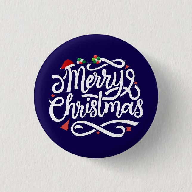Merry Christmas-61039 Button (Front)