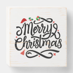 Merry Christmas-61039 Wooden Box Sign