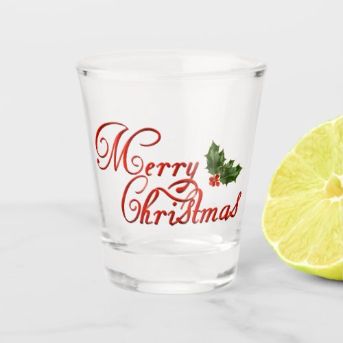 Merry Christmas 6 Shot Glass