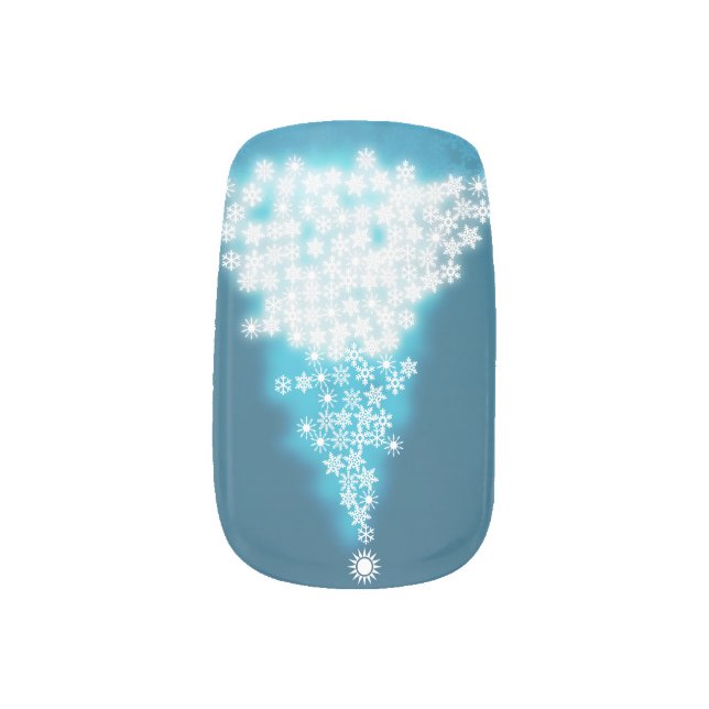 Merry Christmas 85 Minx Nail Wraps (Right Thumb)