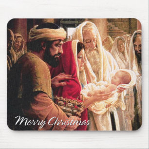 Merry Christmas A1 Mousepad