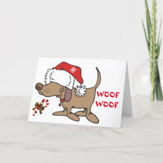 *MERRY CHRISTMAS & A BONE** CHRISTMAS HOLIDAY CARD