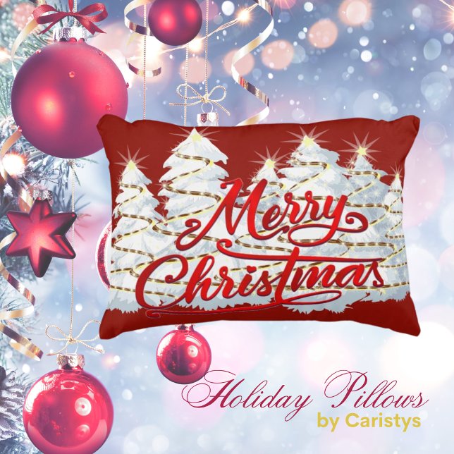 Merry Christmas Accent Pillow (Creator Uploaded)