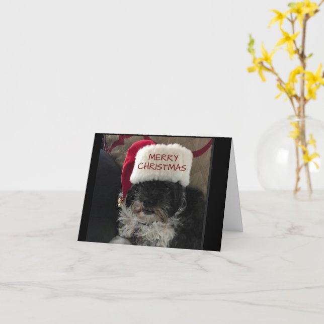 *MERRY CHRISTMAS* ACROSS THE MILES CARD (Yellow Flower)