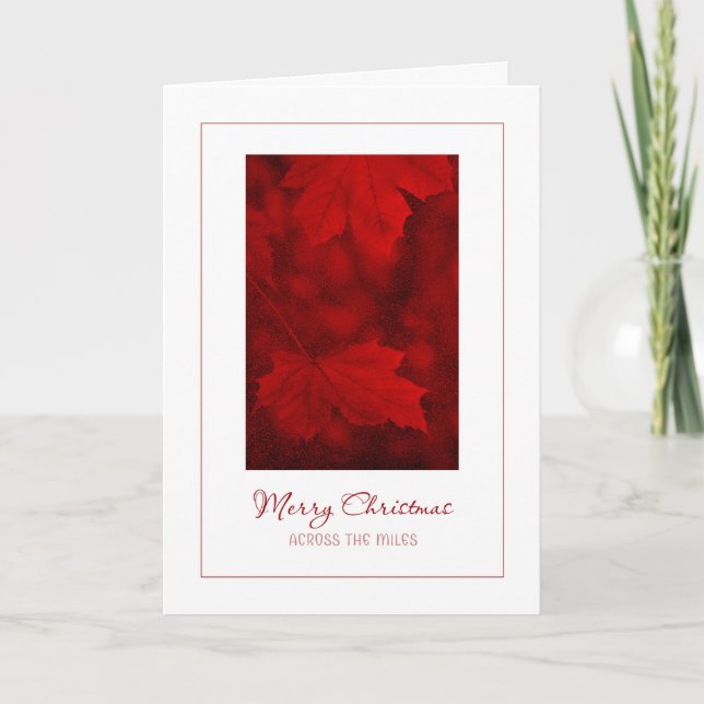 Merry Christmas Across the Miles Card (Front)