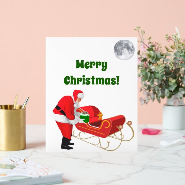 Merry Christmas Acrylic Sign (Wedding)