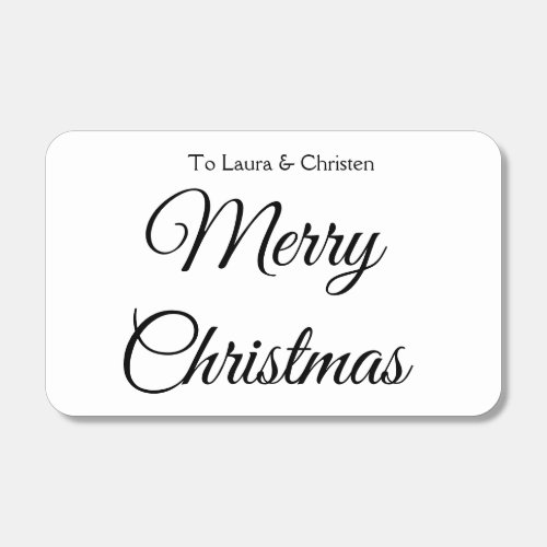 Merry Christmas add name text custom family gift Matchboxes