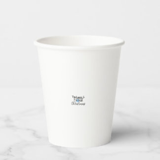 Merry Christmas add name text custom family gift Paper Cups