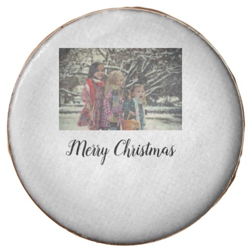 merry christmas add photo text holiday custom chocolate covered oreo
