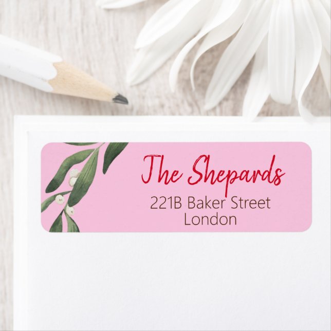 Merry Christmas Address  Label (Insitu)