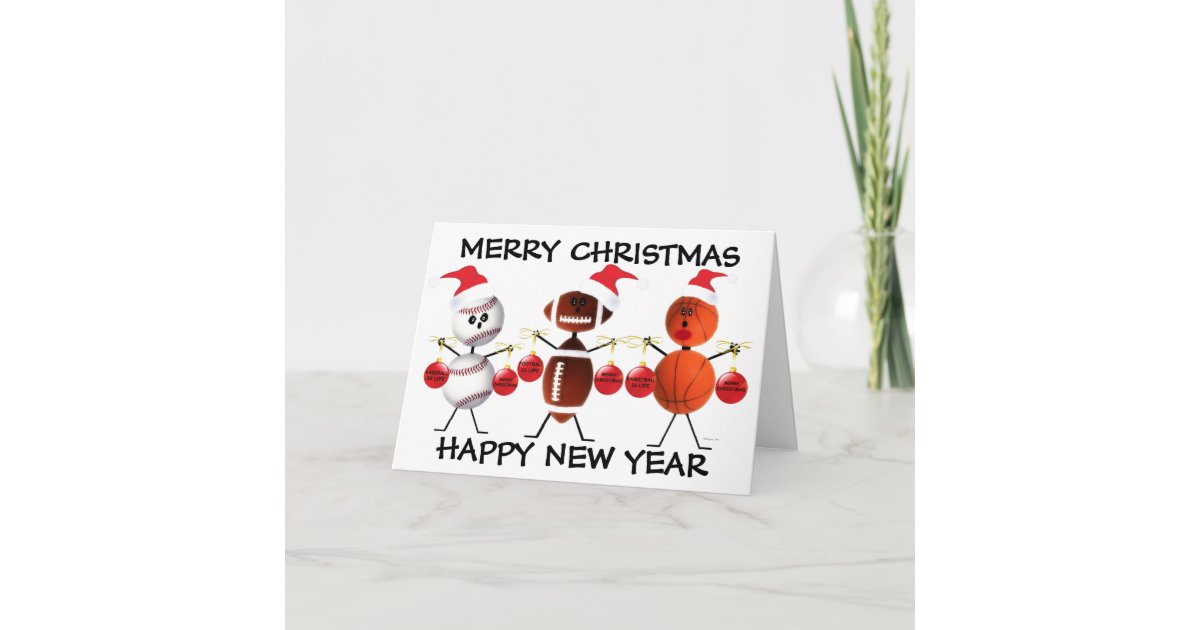Merry Christmas All Sports Holiday Card
