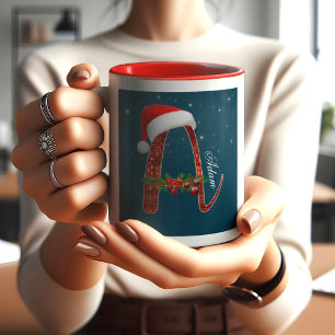 Merry christmas alphabet _A_ Mug