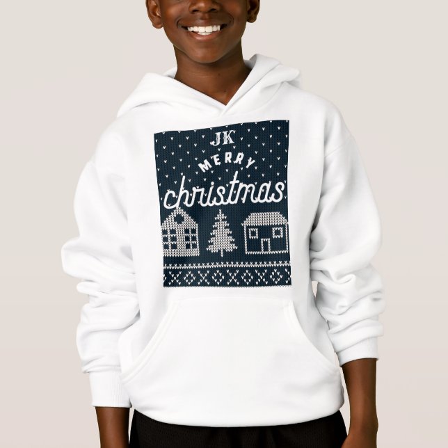 merry christmas anagram name personalized   hoodie (Front)
