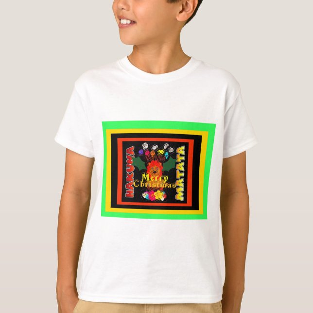 Merry Christmas and a Happy New Year Apparel T-Shirt (Front)