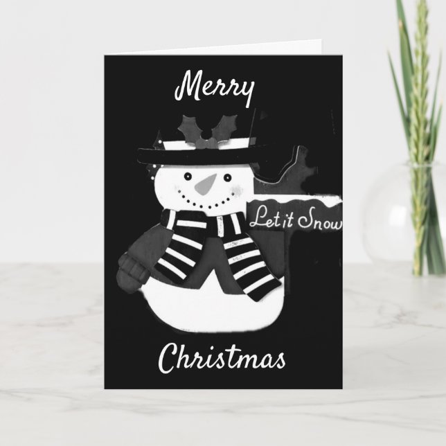 MERRY CHRISTMAS and A HAPPY NEW YEAR Card (Front)