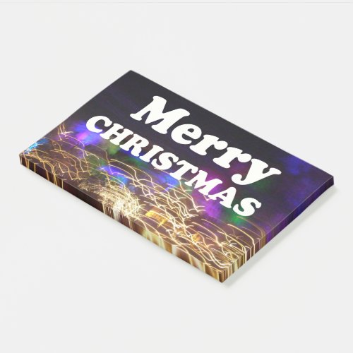 Merry Christmas and a Happy New year greetings Post_it Notes