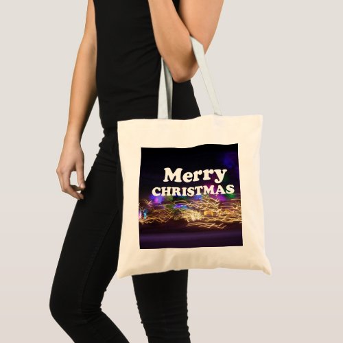 Merry Christmas and a Happy New year greetings Tote Bag