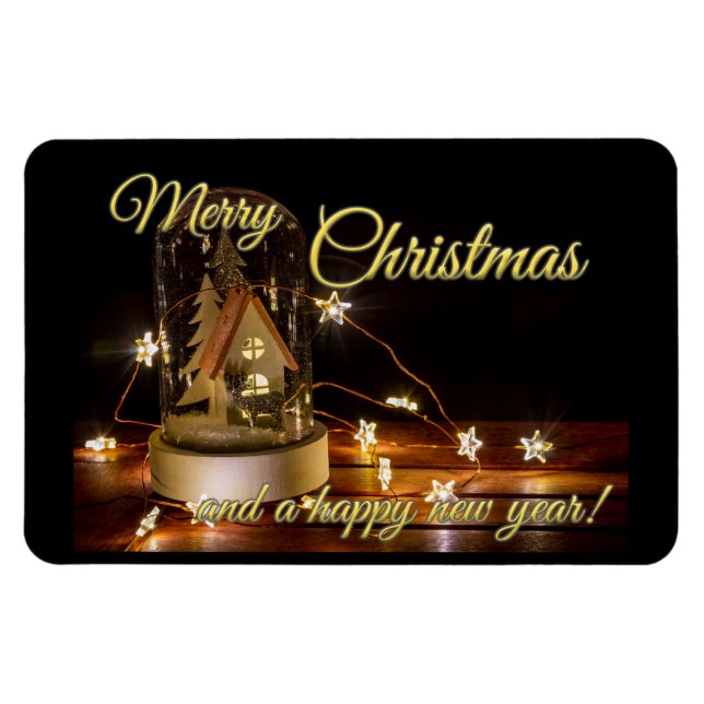 Merry Christmas and a Happy New Year! Magnet (Horizontal)