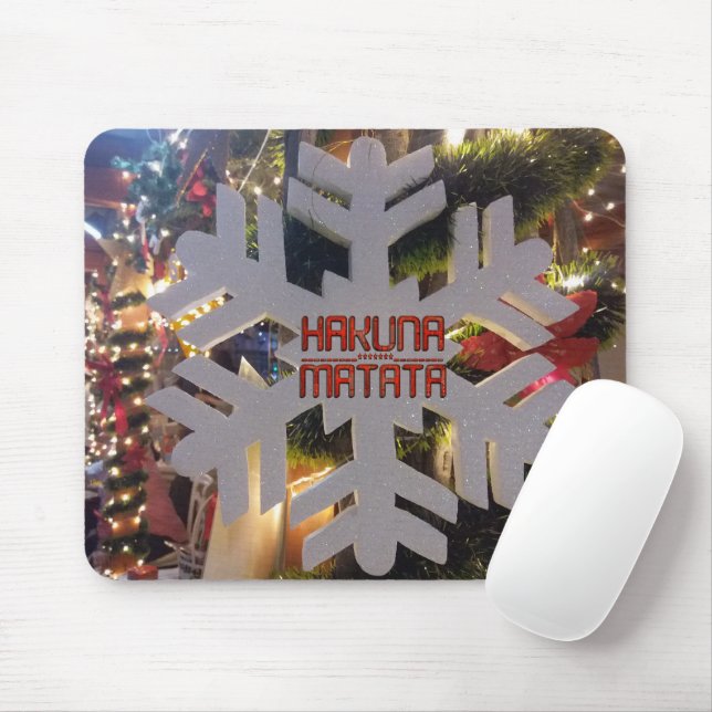 Merry Christmas and a Happy New Year Mouse Pad (With Mouse)