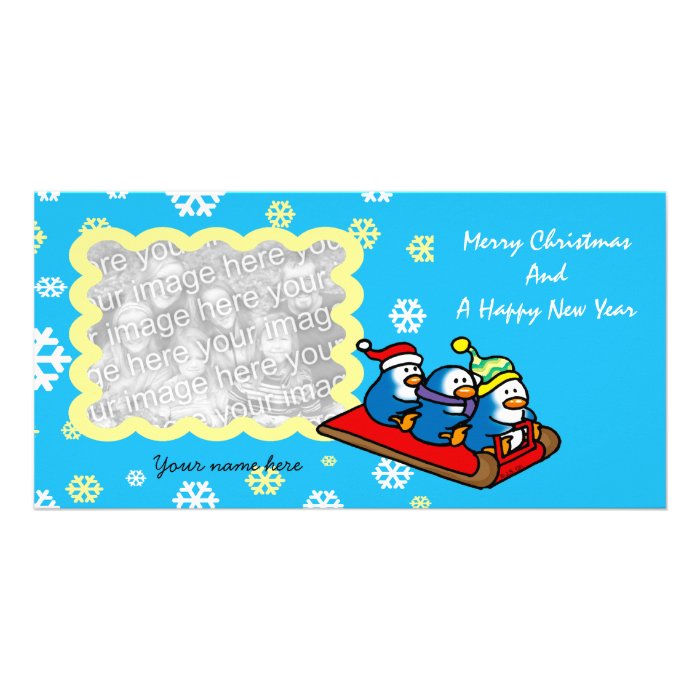 Merry Christmas And A Happy New Year Photo Cards