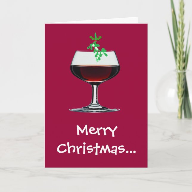 Merry Christmas - And A Merry  New Year Too!! Card (Front)